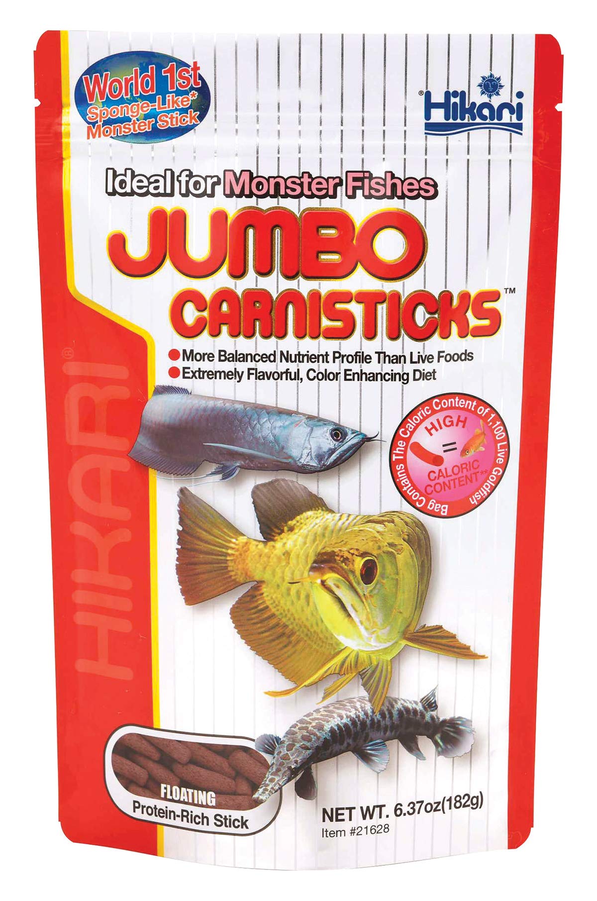 Amazon.com: Hikari® Jumbo CarniSticks® Protein-Rich Floating